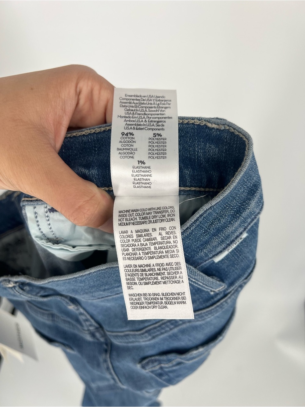 Mother The Hustler Ankle Fray Distressed Dark Jeans in Can't Stop Staring 28 NWT - Picture 8 of 8
